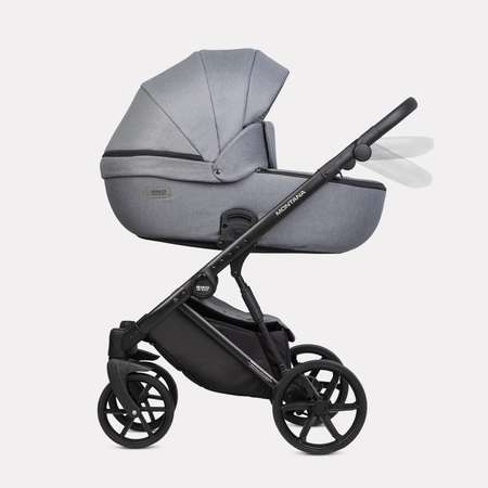 Коляска 3в1 Riko Basic Montana серый