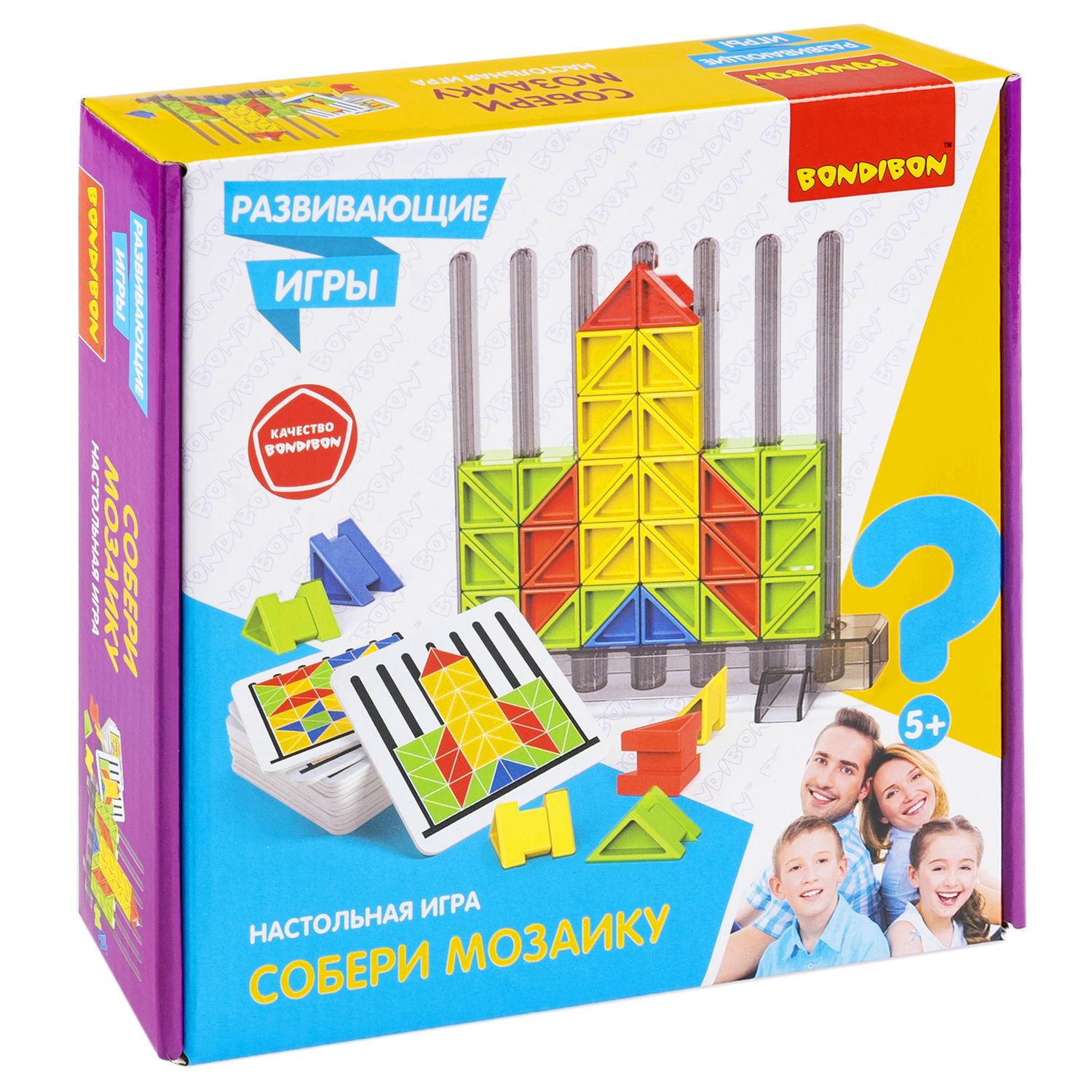 Настольная игра Bondibon вертикальная Собери Мозаику - фото 3