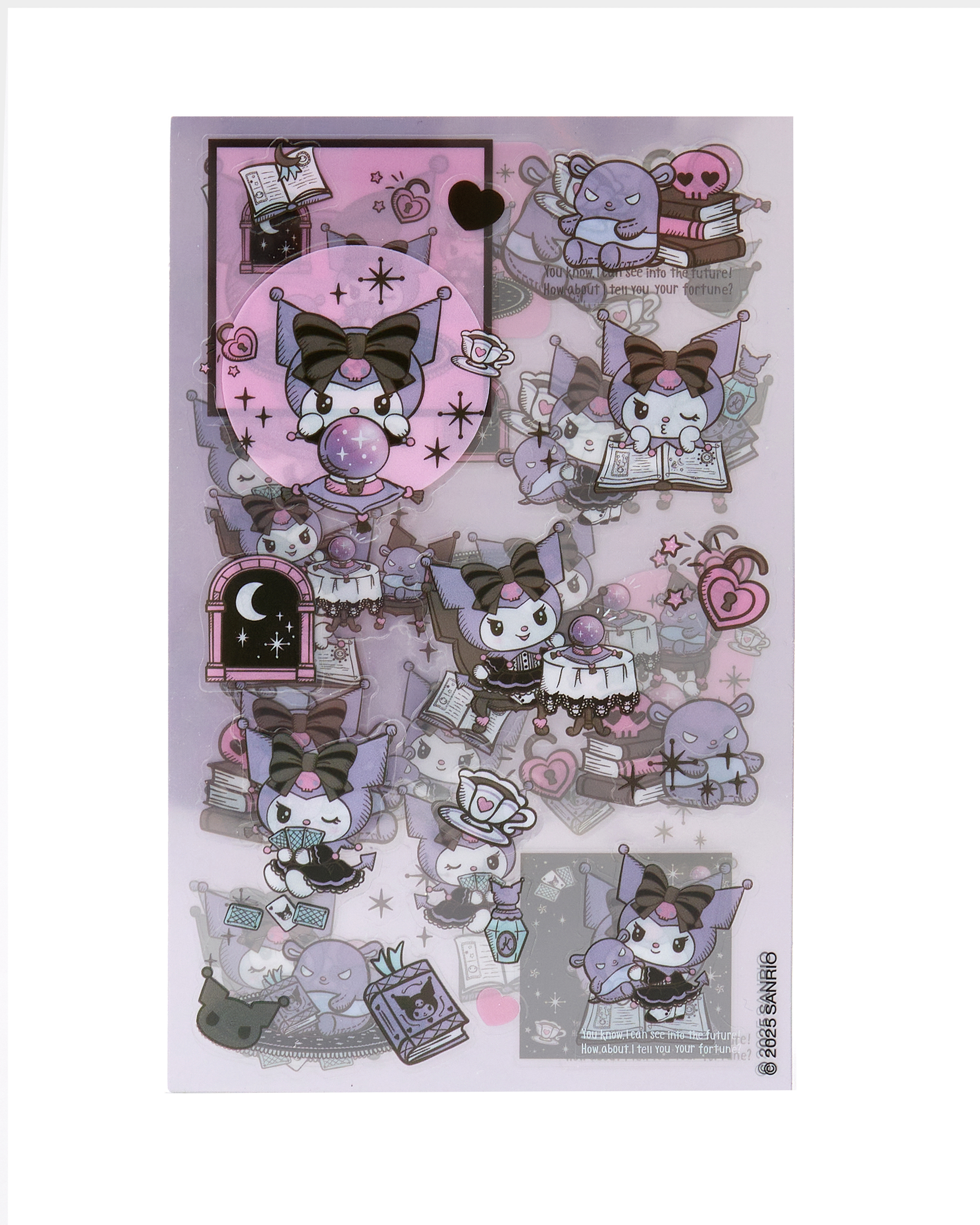 Изображение товара Набор наклеек Attivio Kuromi 4 листа KM2451072 для декора