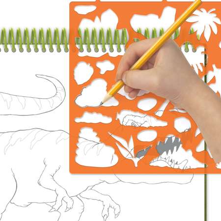 Трафарет DinosArt