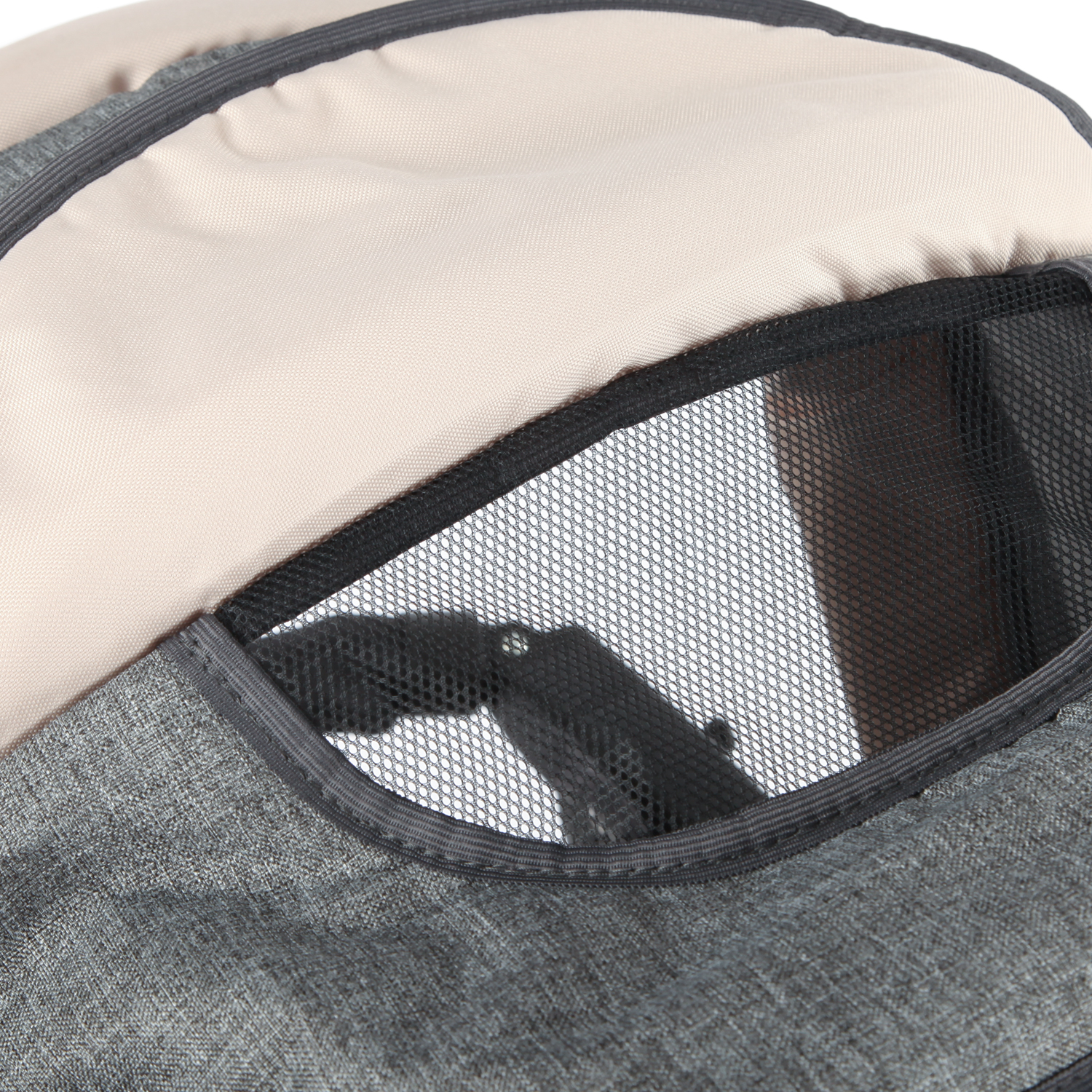 Коляска трансформер Babyton Pillo Grey-Beige - фото 12