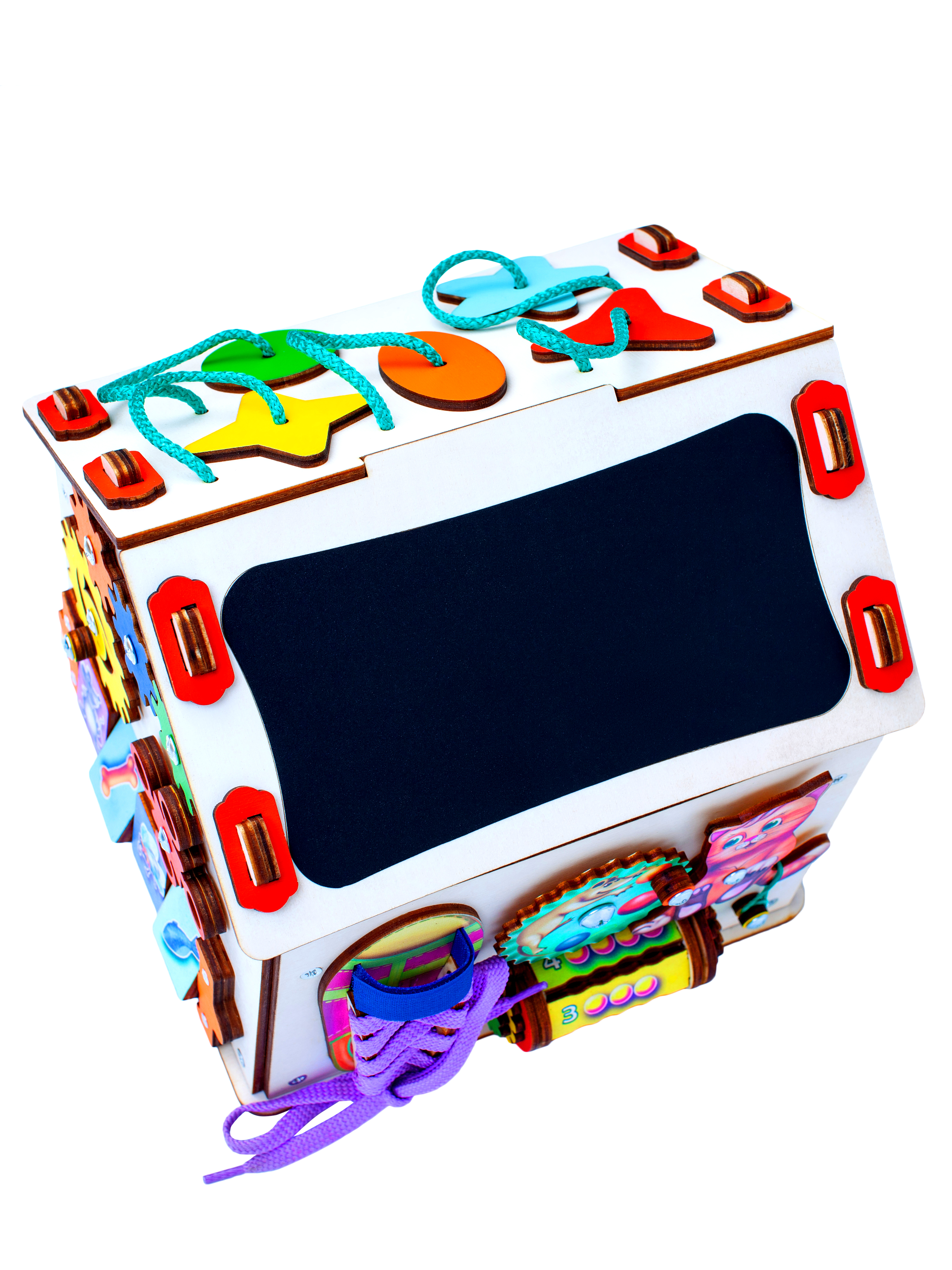 Игрушка Jolly Kids бизиборд Котик - фото 9