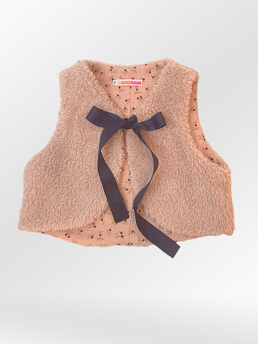 Жилет Little Dress Story SHERPKIRA41PINK - фото 1