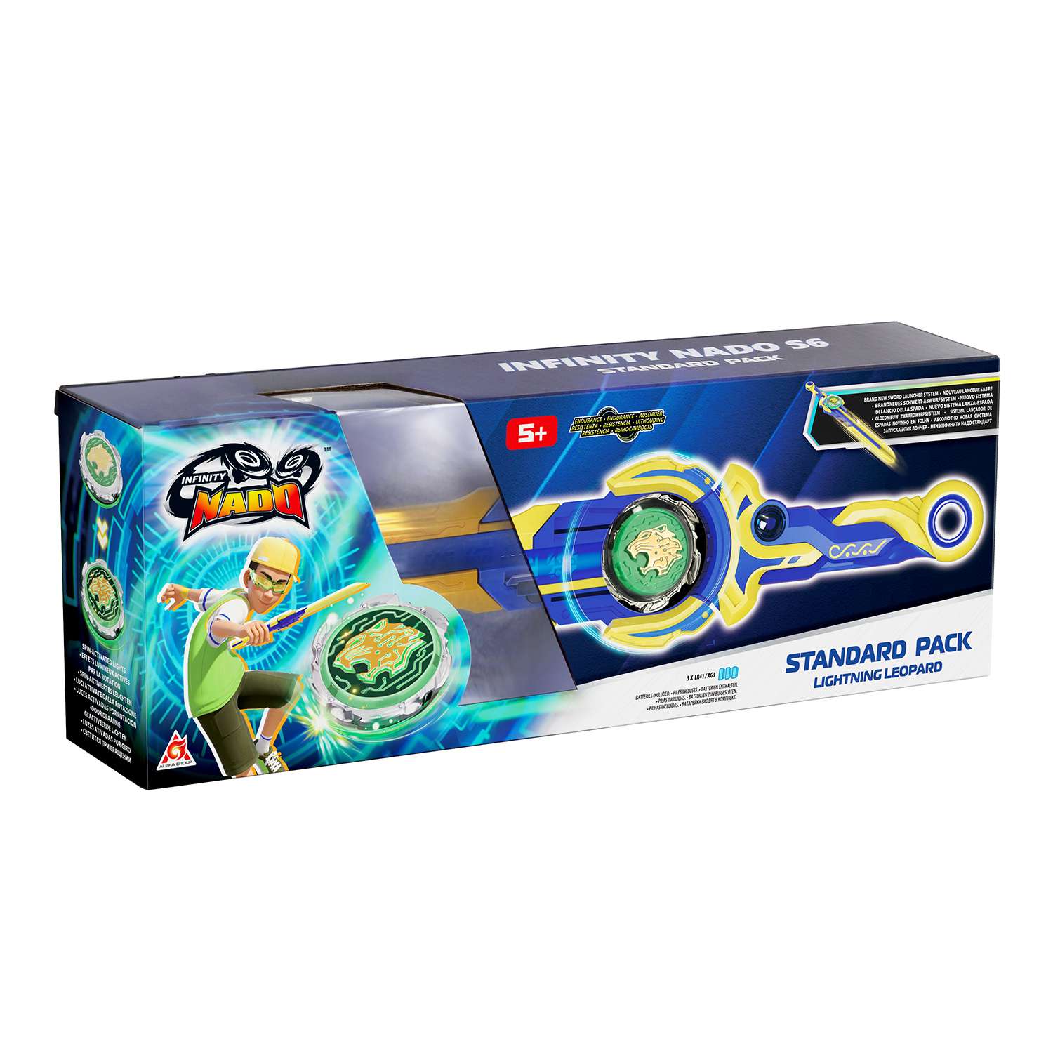 Игровой набор Infinity Nado Волчок Lightning Leopard - фото 10