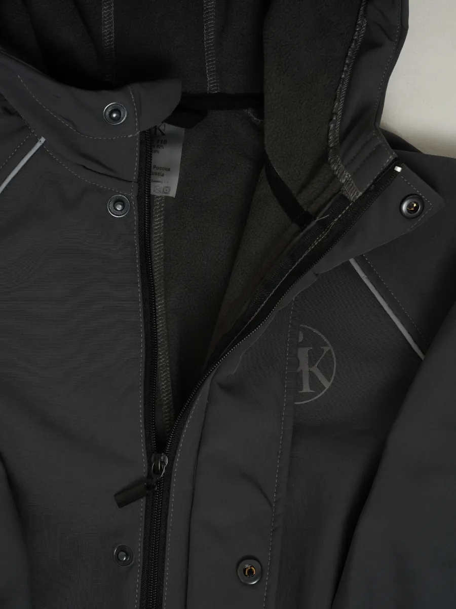 Комбинезон Супер Пупс Комб/сф/пл/темно-серый - фото 19