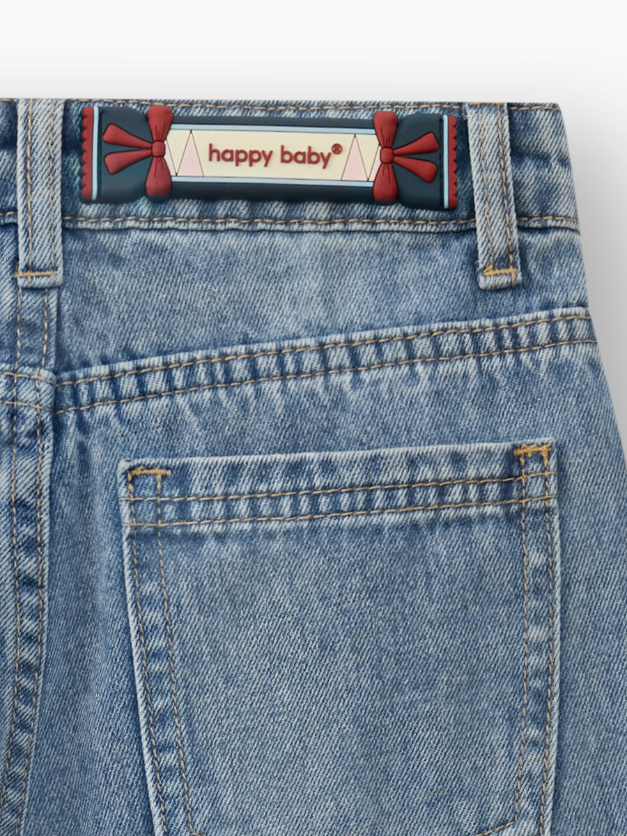 Джинсы Happy Baby 88592-1_blue-with-ribbon - фото 10