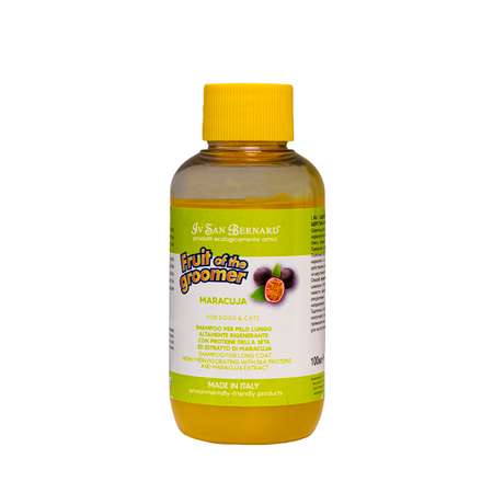 Шампунь для кошек и собак Iv San Bernard Fruit of the Groomer Maracuja с протеинами для длинной шерсти 100мл