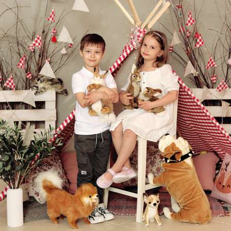 Игрушка мягкая HANSA зайчик 30 см