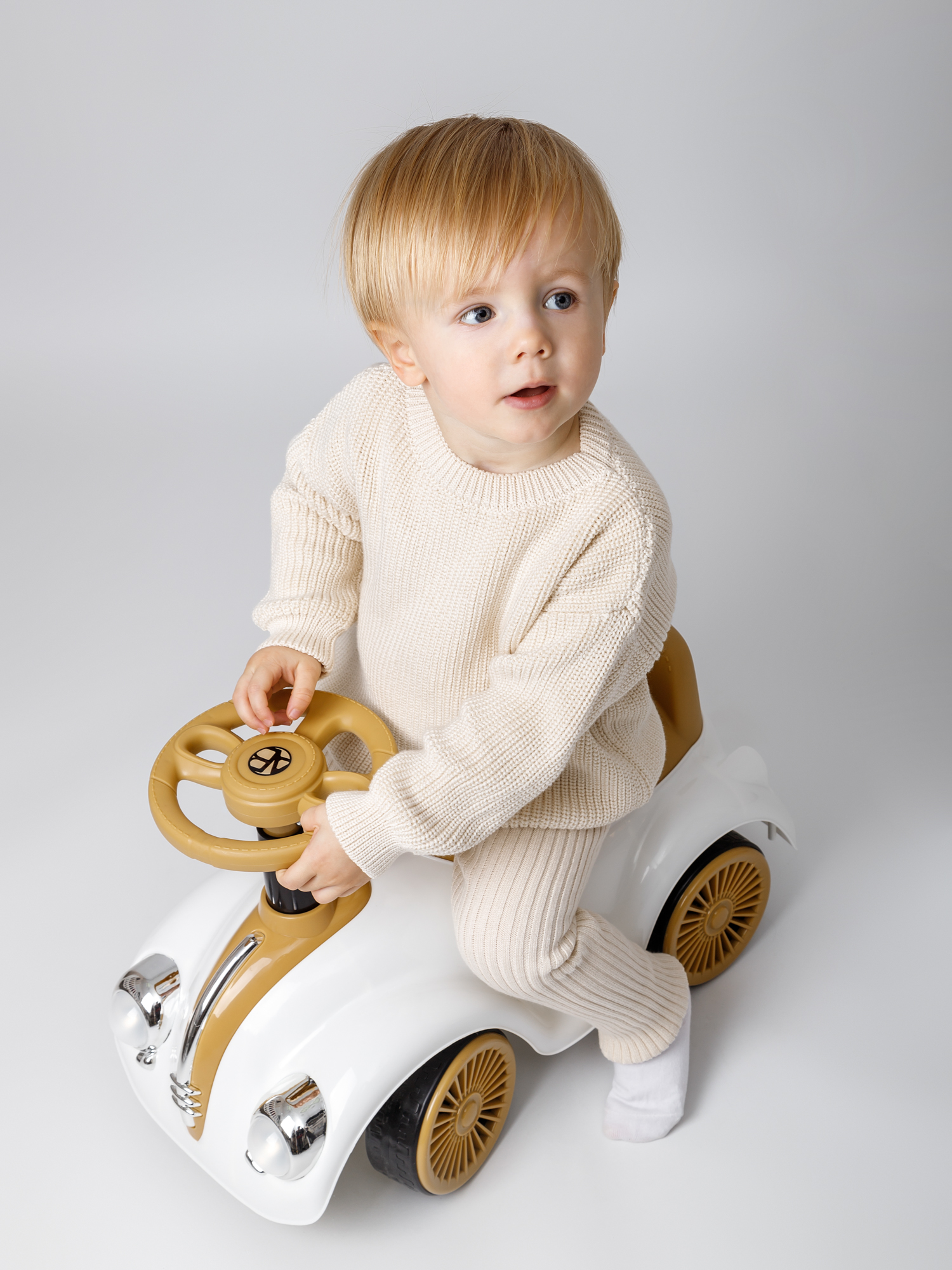 Каталка Amarobaby Retro бежевый в ассортименте - фото 14