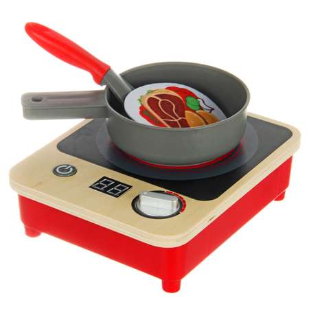 Игрушка Veld Co плита, посуда, продукты 7 предм.