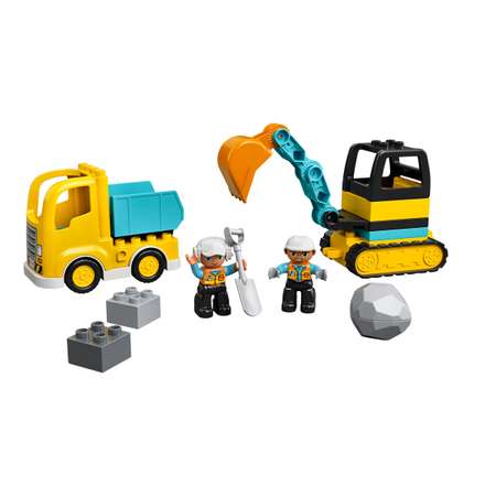 Конструктор LEGO DUPLO Грузовик и Экскаватор 20 дет.