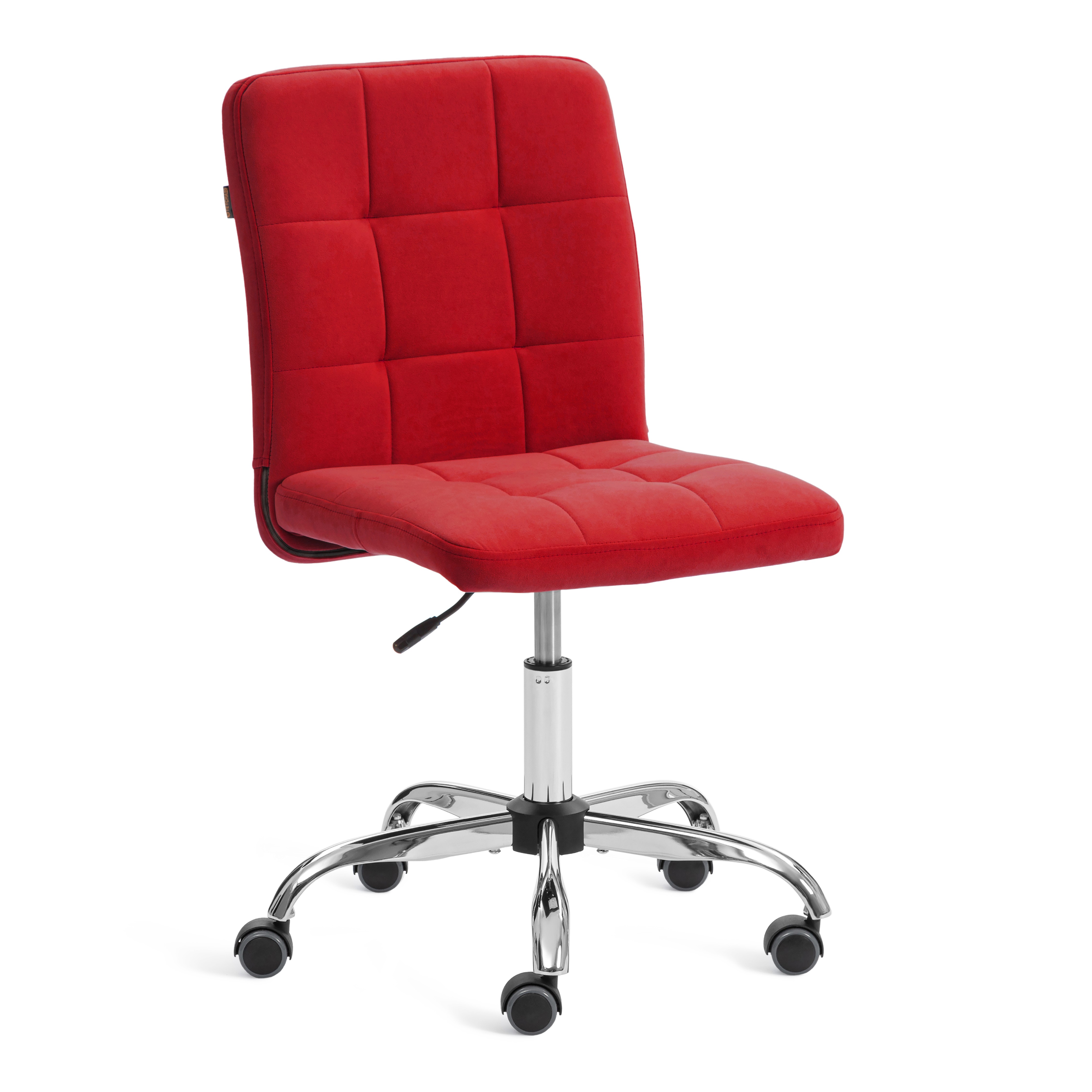 Компьютерное кресло TETCHAIR Фиеста велюр бордовый - фото 2