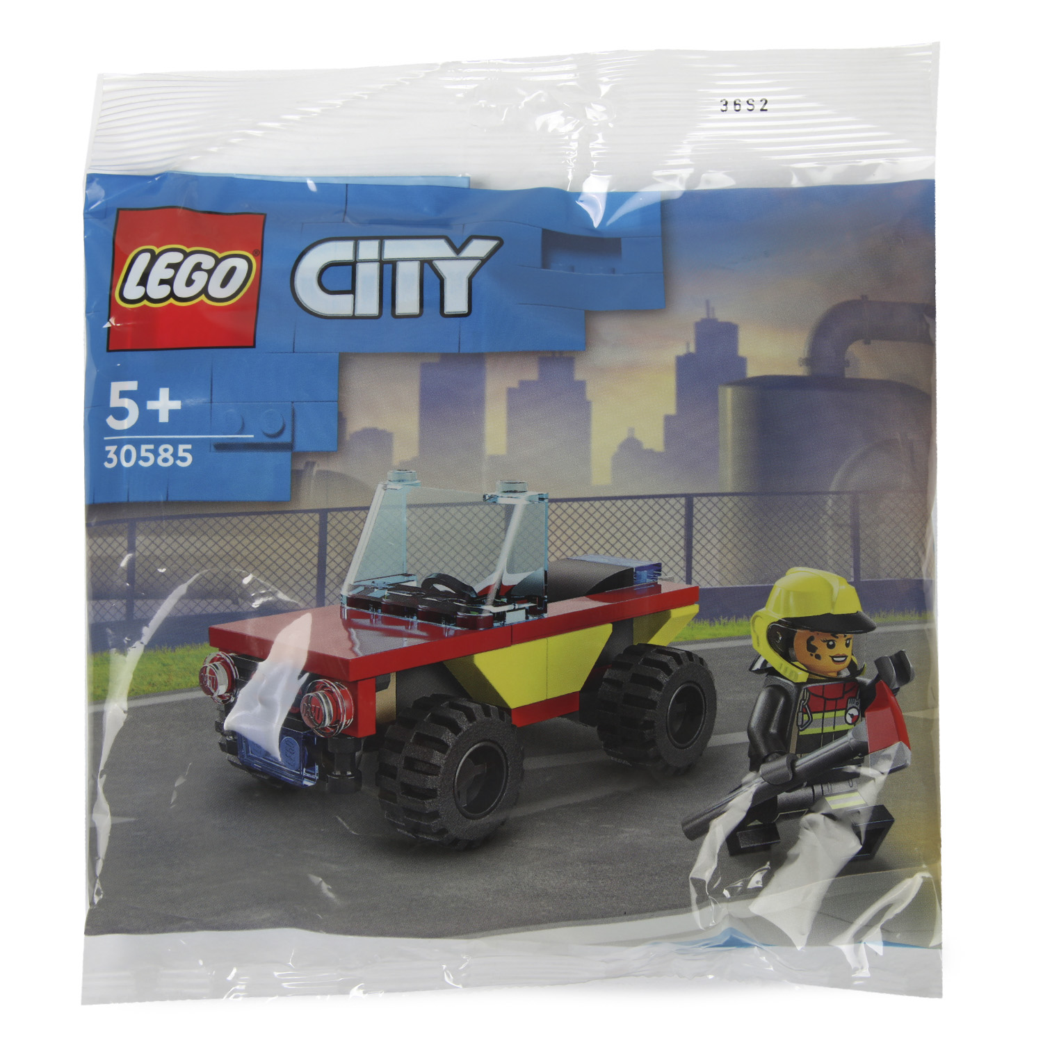 Конструктор LEGO City Автомобиль пожарной охраны 45 дет. - фото 9