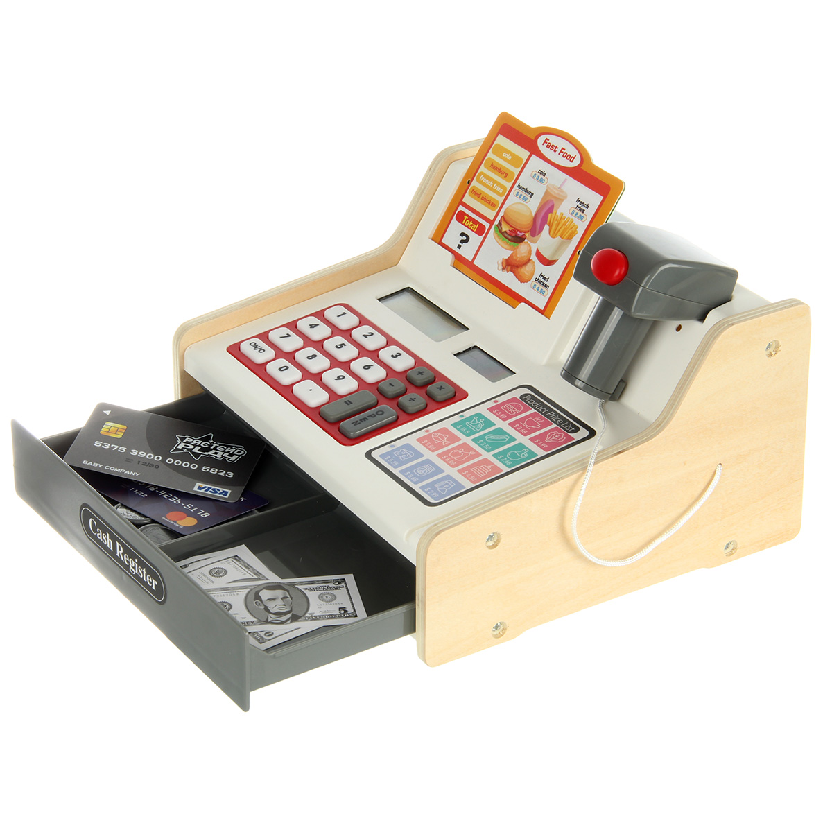 Игровой набор Veld Co касса, продукты - фото 18