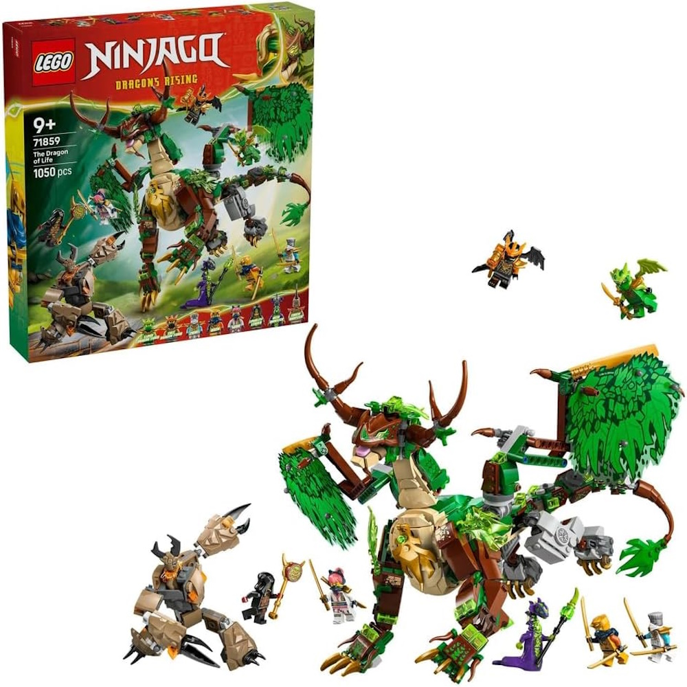 Изображение товара LEGO NINJAGO Дракон Жизни 1050 деталей сборочный набор для детей от 3 лет