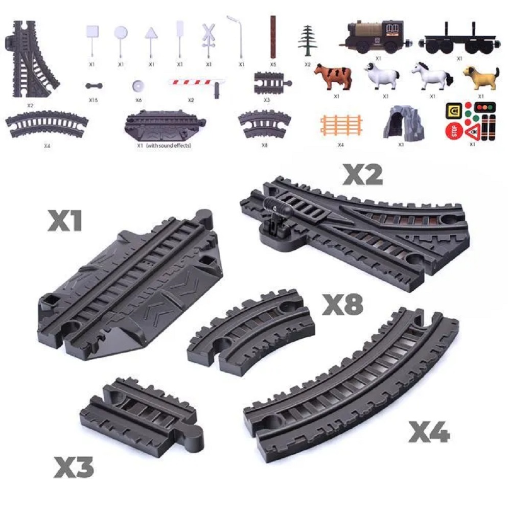 Развивающая железная дорога CASTLELADY 63 см 444555000121 - фото 3