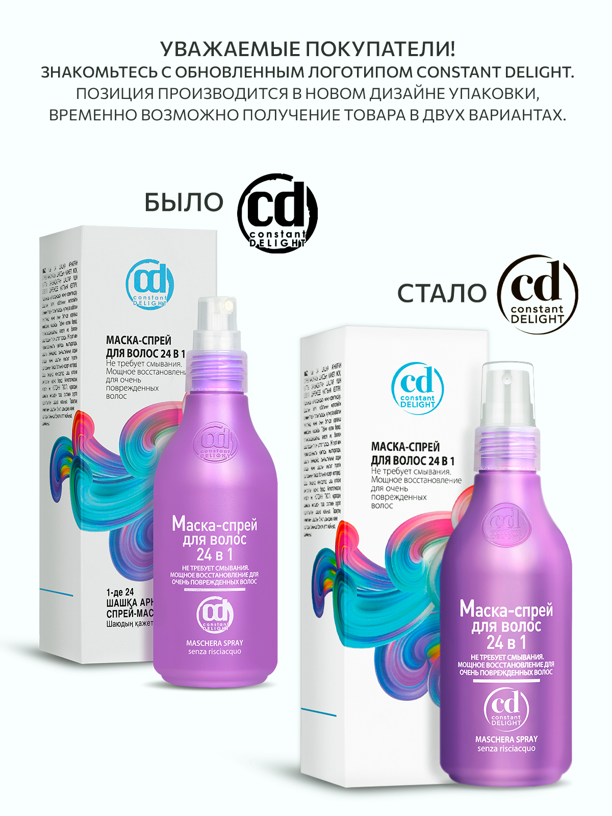 Маска-спрей для волос 24 в 1 Constant Delight восстанавливающая 200 мл - фото 2