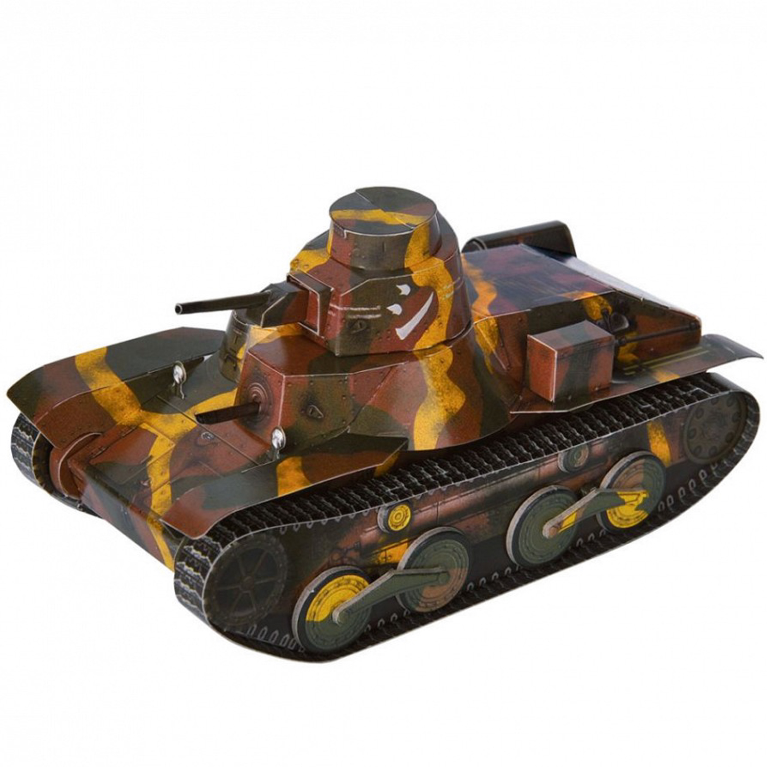 Сборная модель Умная бумага Бронетехника Танк Type 95 HA-GO 251 251 - фото 1