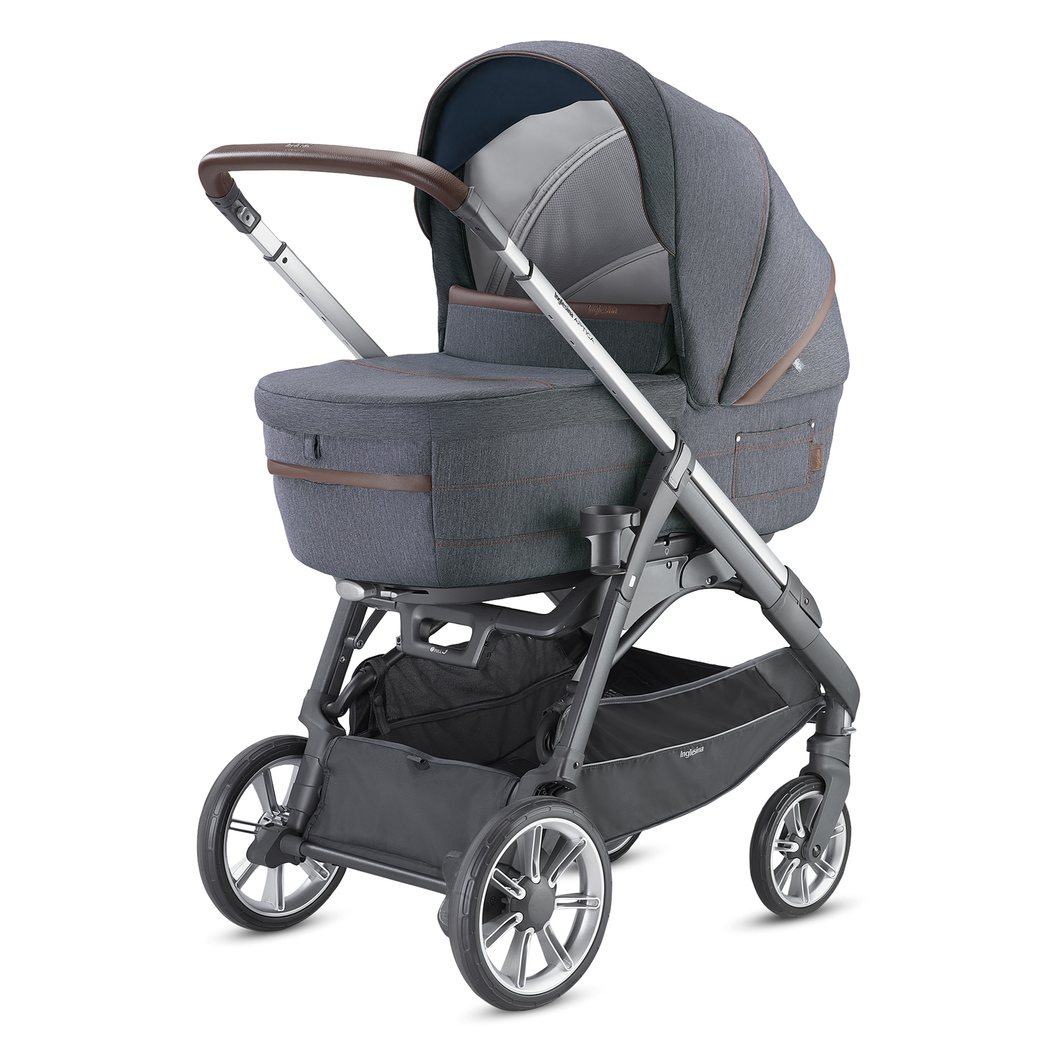 Коляска 4в1 Inglesina серый - фото 1