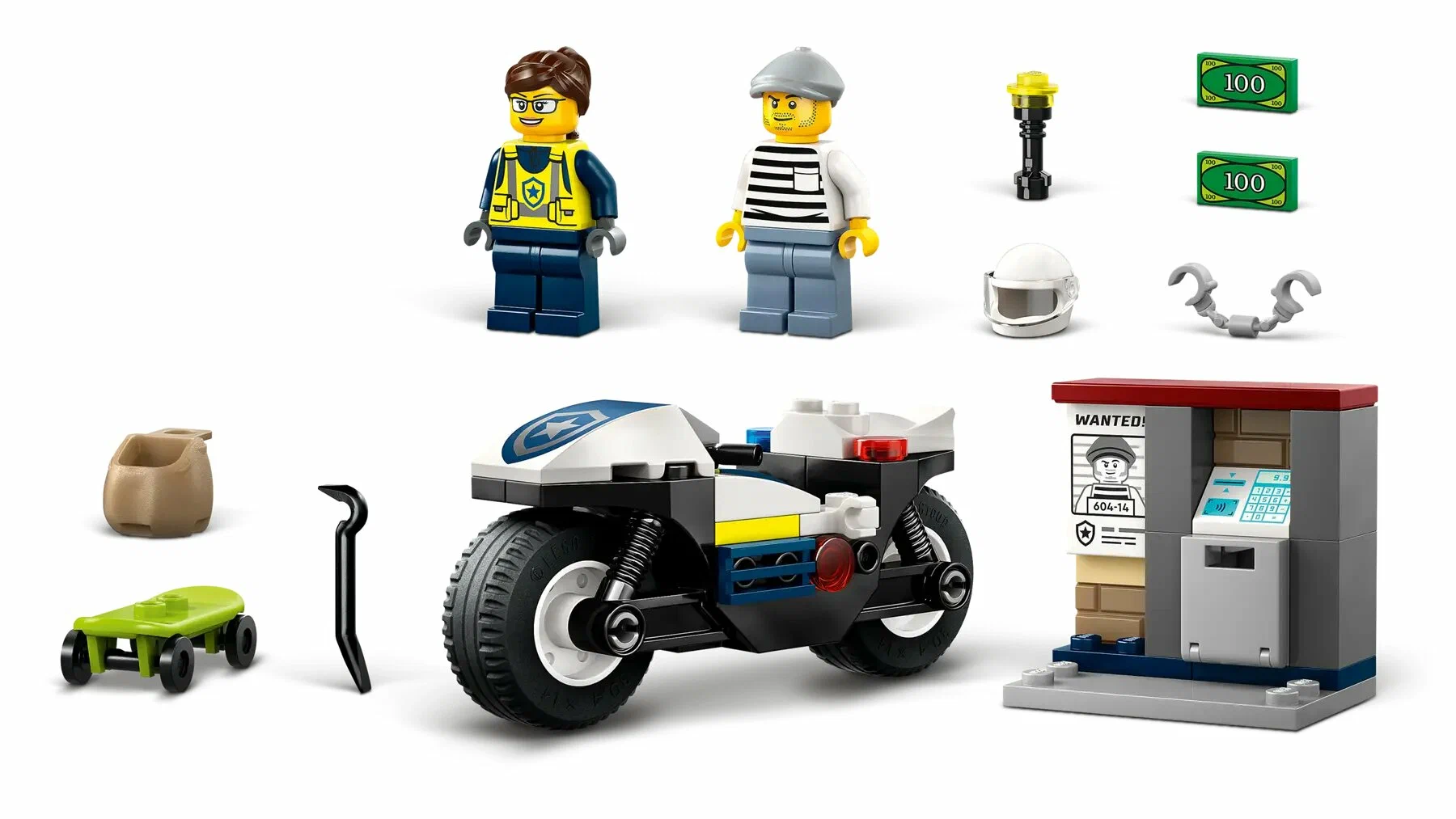 Конструктор LEGO City Полицейская погоня 60455 65 дет. - фото 4