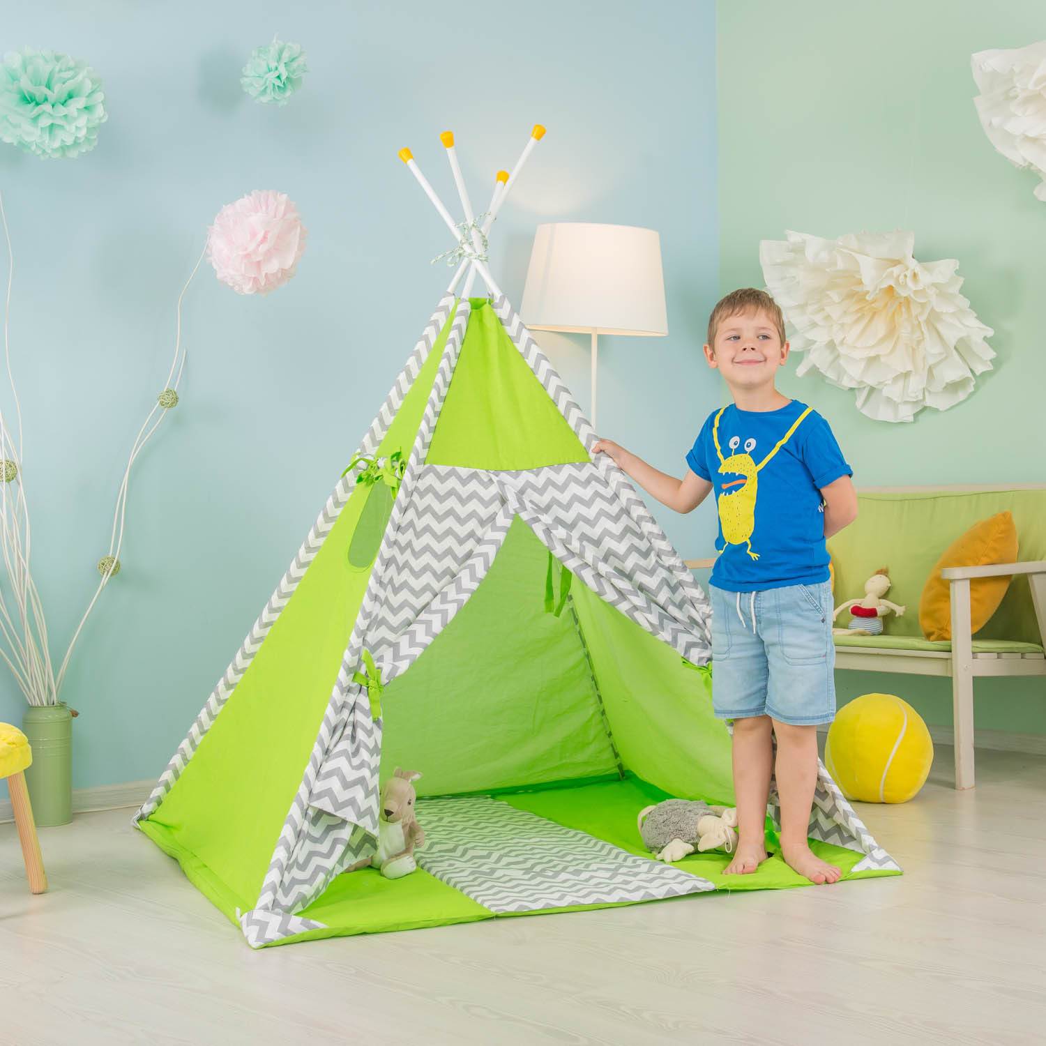 Палатка Polini kids Зигзаг - фото 14