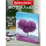 Фотоальбом для фотографий Brauberg семейный свадебный 100 фото 10х15