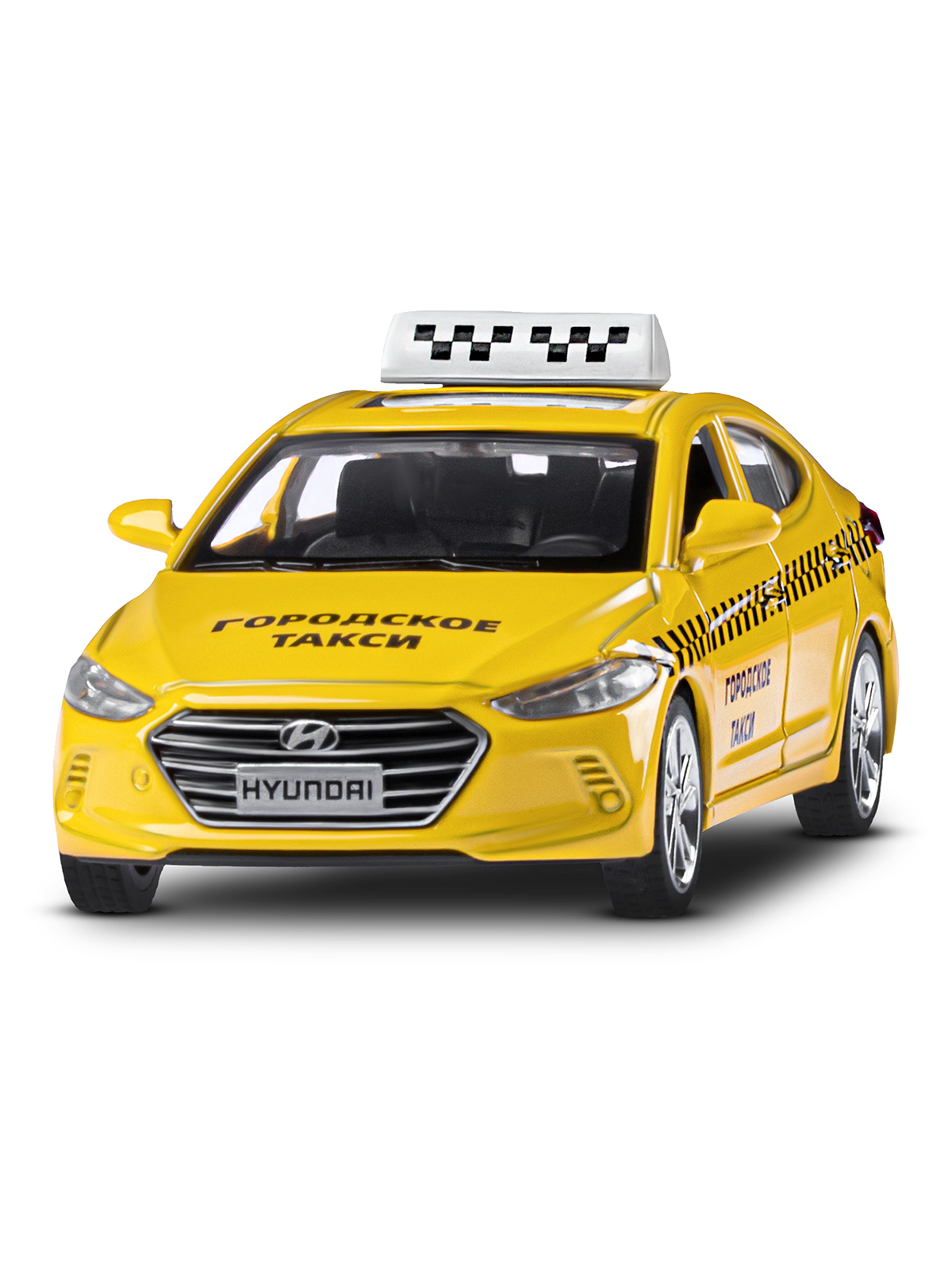 Автомобиль АВТОпанорама Hyundai Hyundai Elantra 1:43 желтый JB1251467 - фото 10