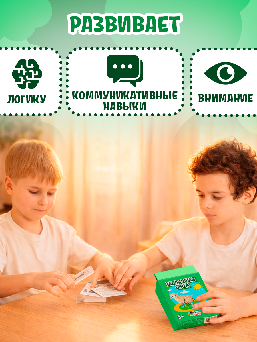 Настольная игра KiddiePlay Игра-викторина Заблудшая овца - фото 7