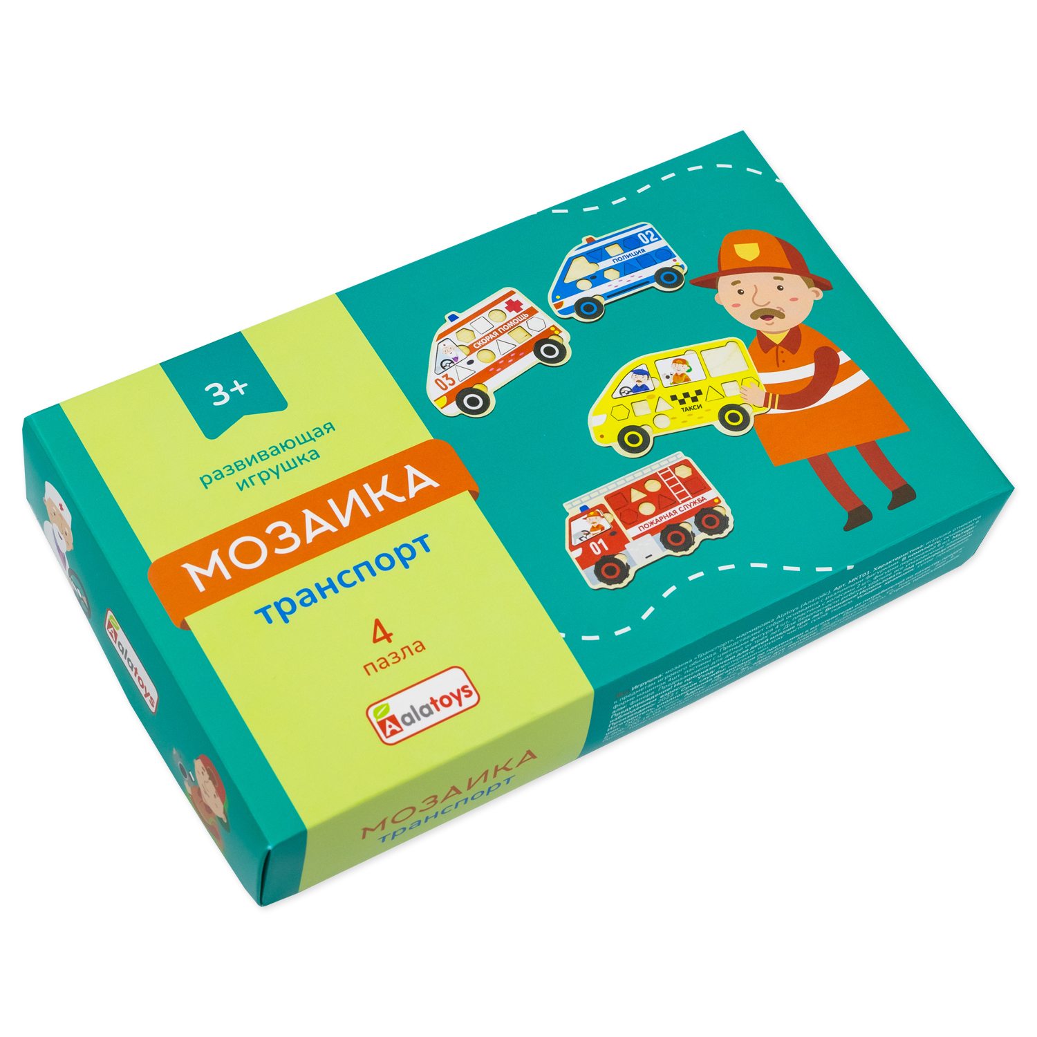 Игрушка Alatoys рамка-вкладыш Транспорт в ассортименте - фото 21