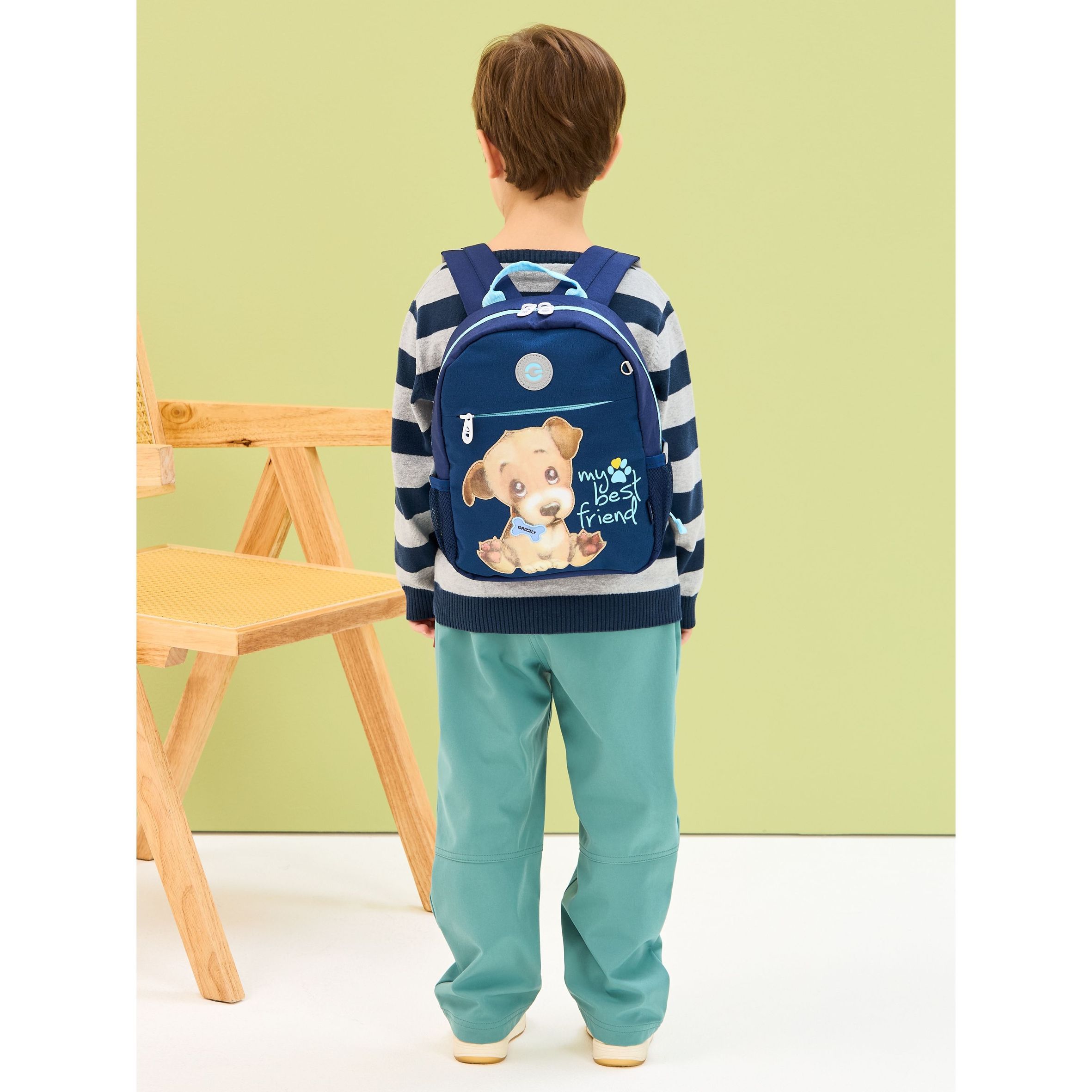 Рюкзак дошкольный Grizzly Собачка - фото 8