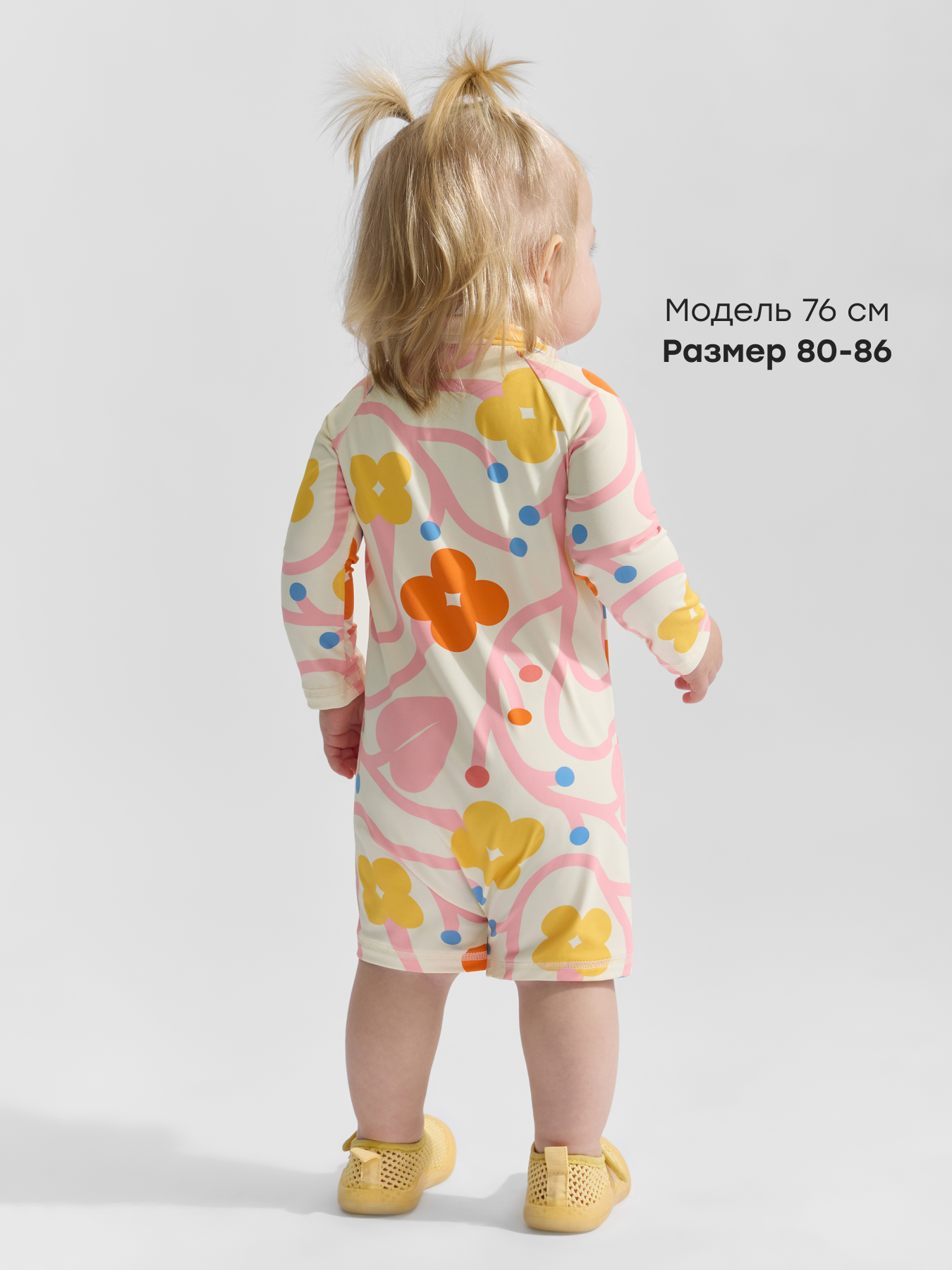 Костюм купальный Happy Baby 50654-0_milky (sweety garden) - фото 3