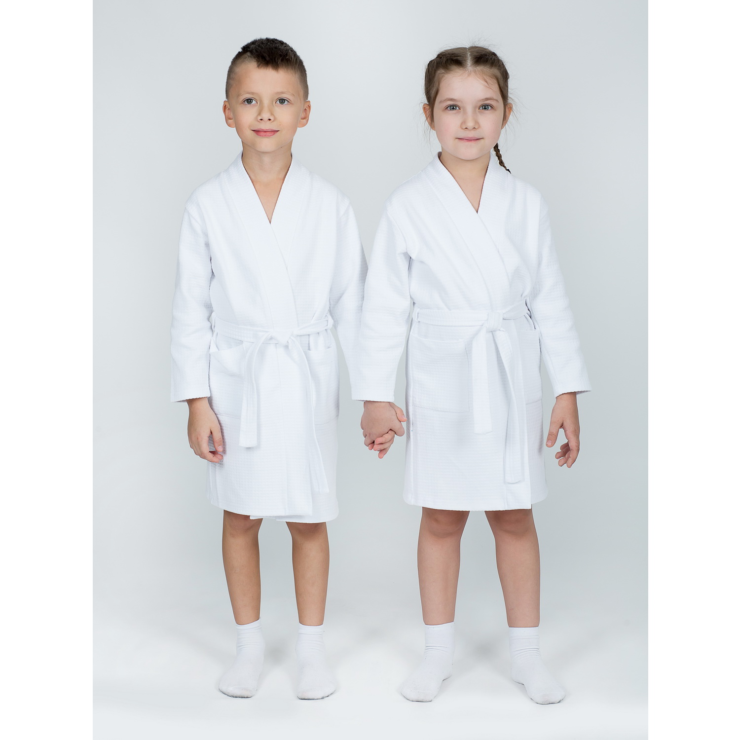 Халат KiMMi co К-1408913 белый - фото 3