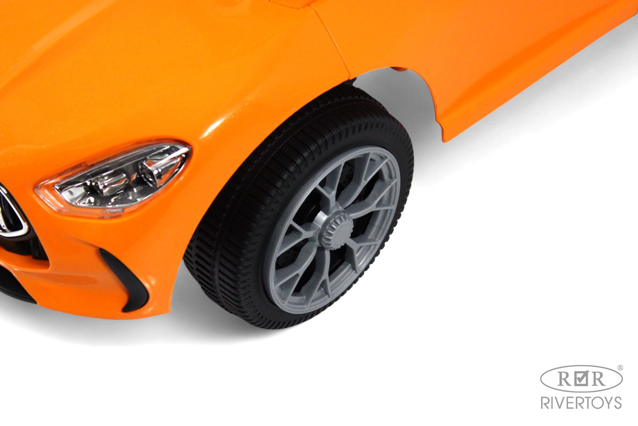 Каталка RIVERTOYS Z004ZZ-M-ORANGE оранжевый - фото 9