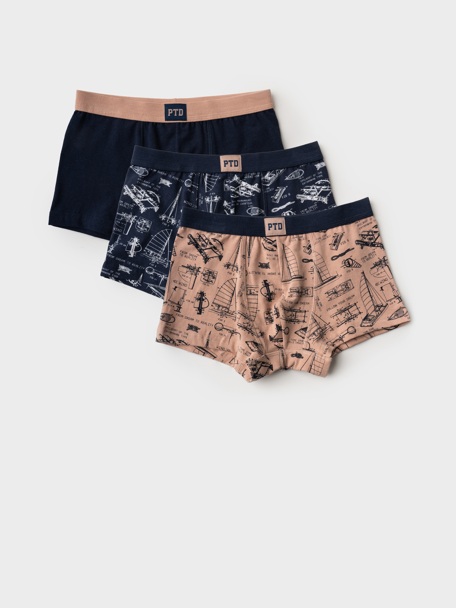 Трусы-боксеры 3 шт PlayToday 12611487 - фото 1