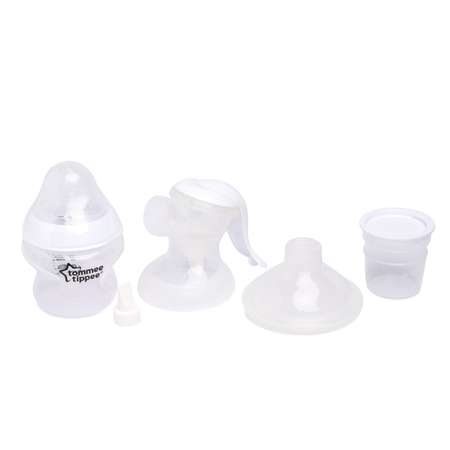 Набор Tommee tippee молокоотсос ручной с аксессуарами 150 мл