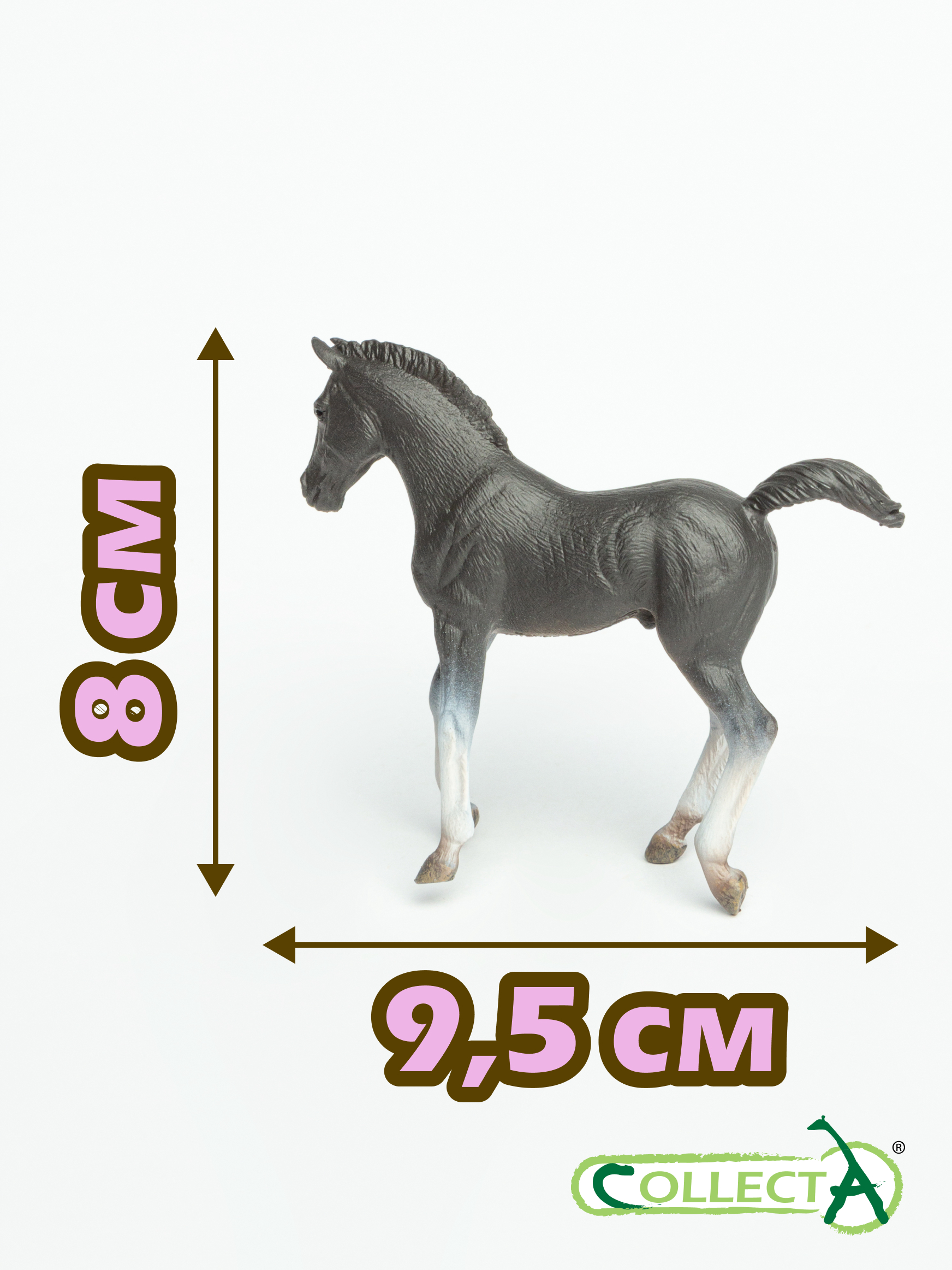Игровой набор Collecta Жеребёнок Теннессийский чёрный - фото 2