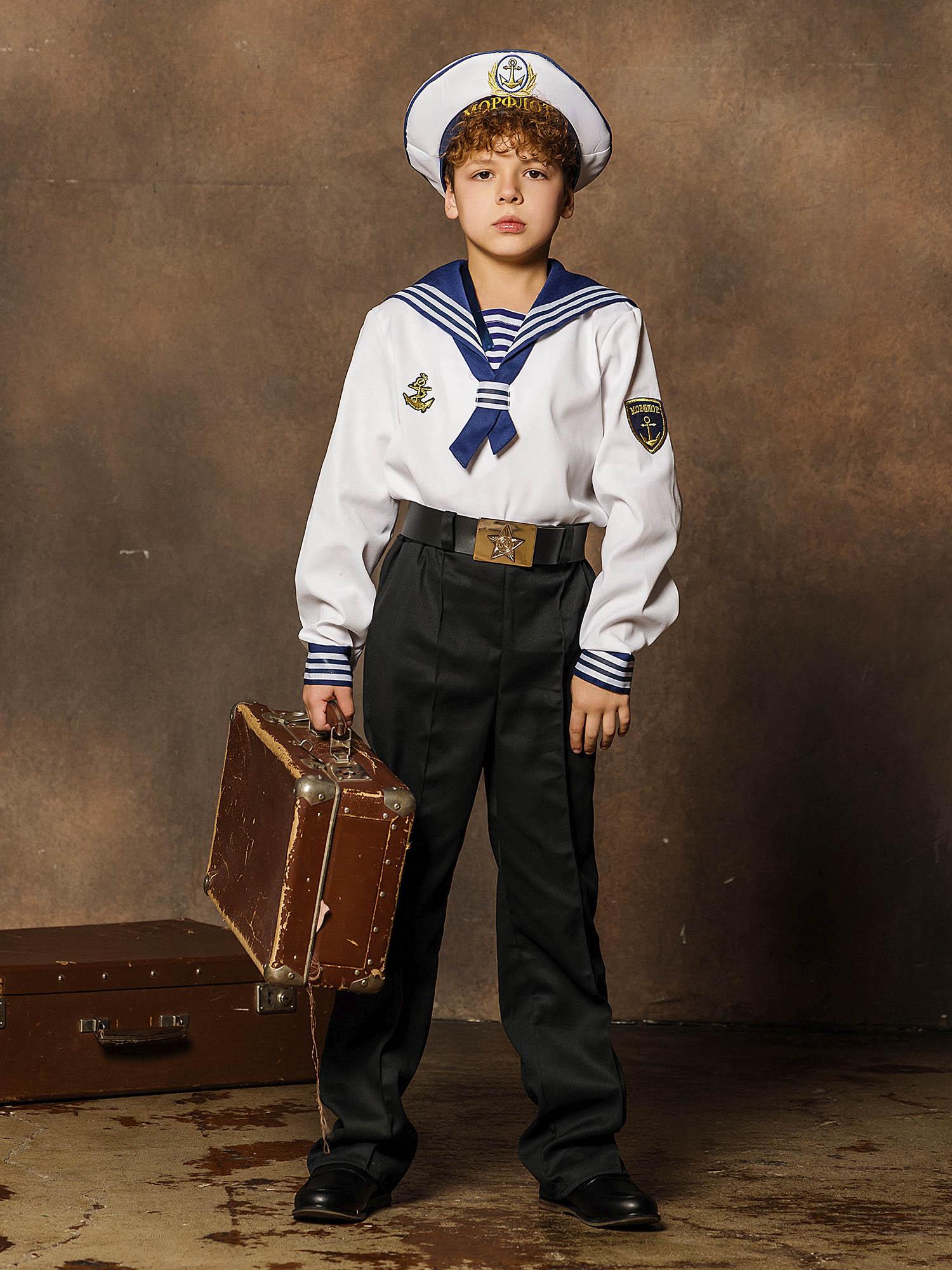 Изображение товара Карнавальный костюм Моряка для мальчика 146 Пуговка