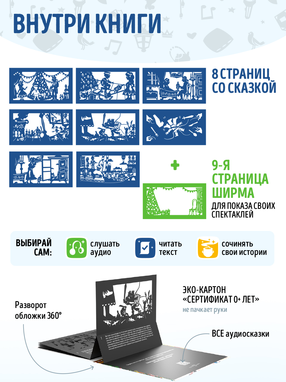 Настольная игра Театр теней/SHADOW PLAY Набор 5в1 Щелкунчик - фото 13