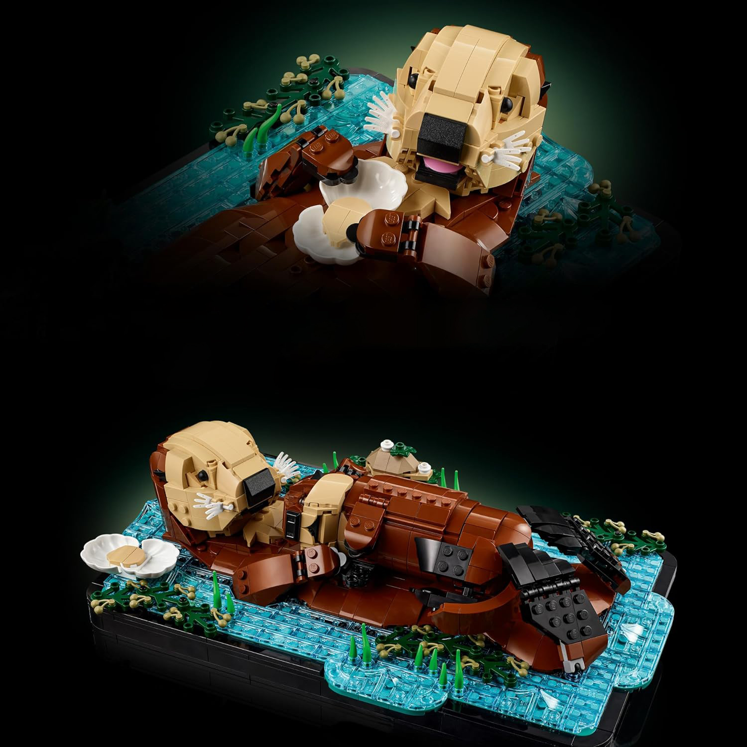 Конструктор LEGO Ideas Плавающие морские выдры 1234 дет. - фото 3