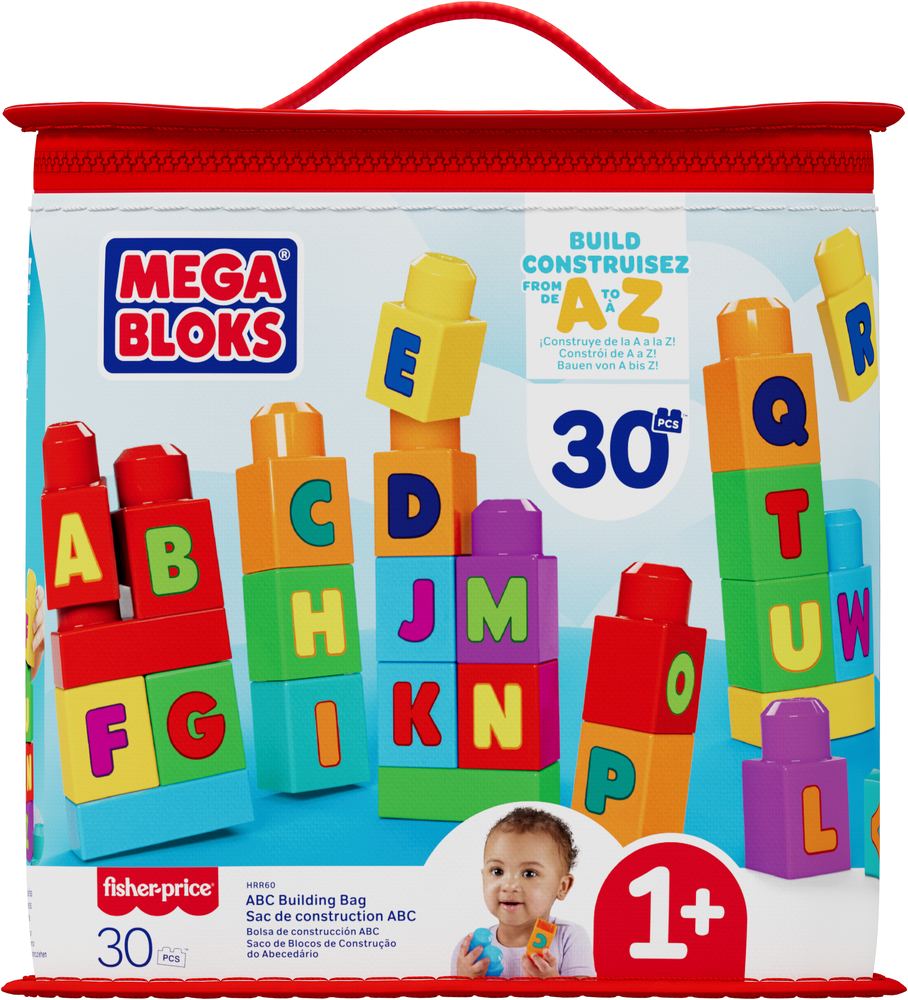 Конструктор Mega Bloks Alphabet Block Bag 30 дет. - фото 2