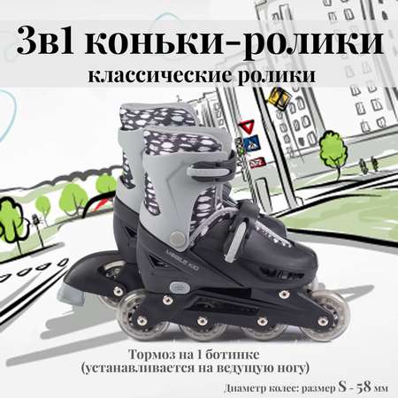 Коньки Mobile Kid Раздвижные S 25-28