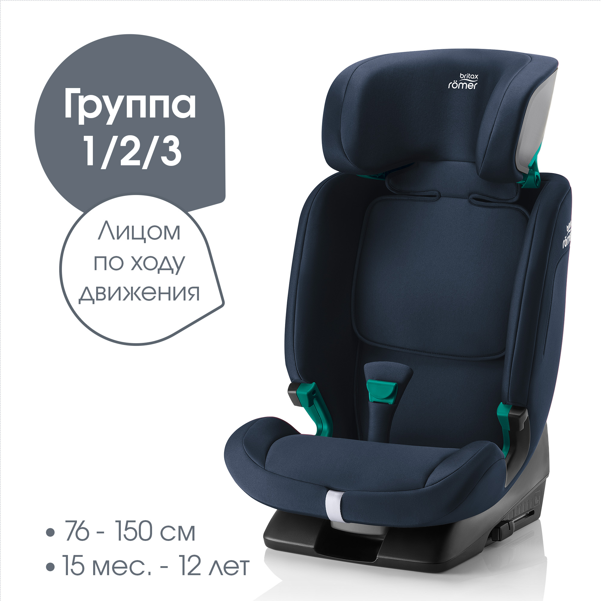 Автокресло Britax Roemer Evolvafix Isofix 1/2/3 (9-36 кг) - фото 3