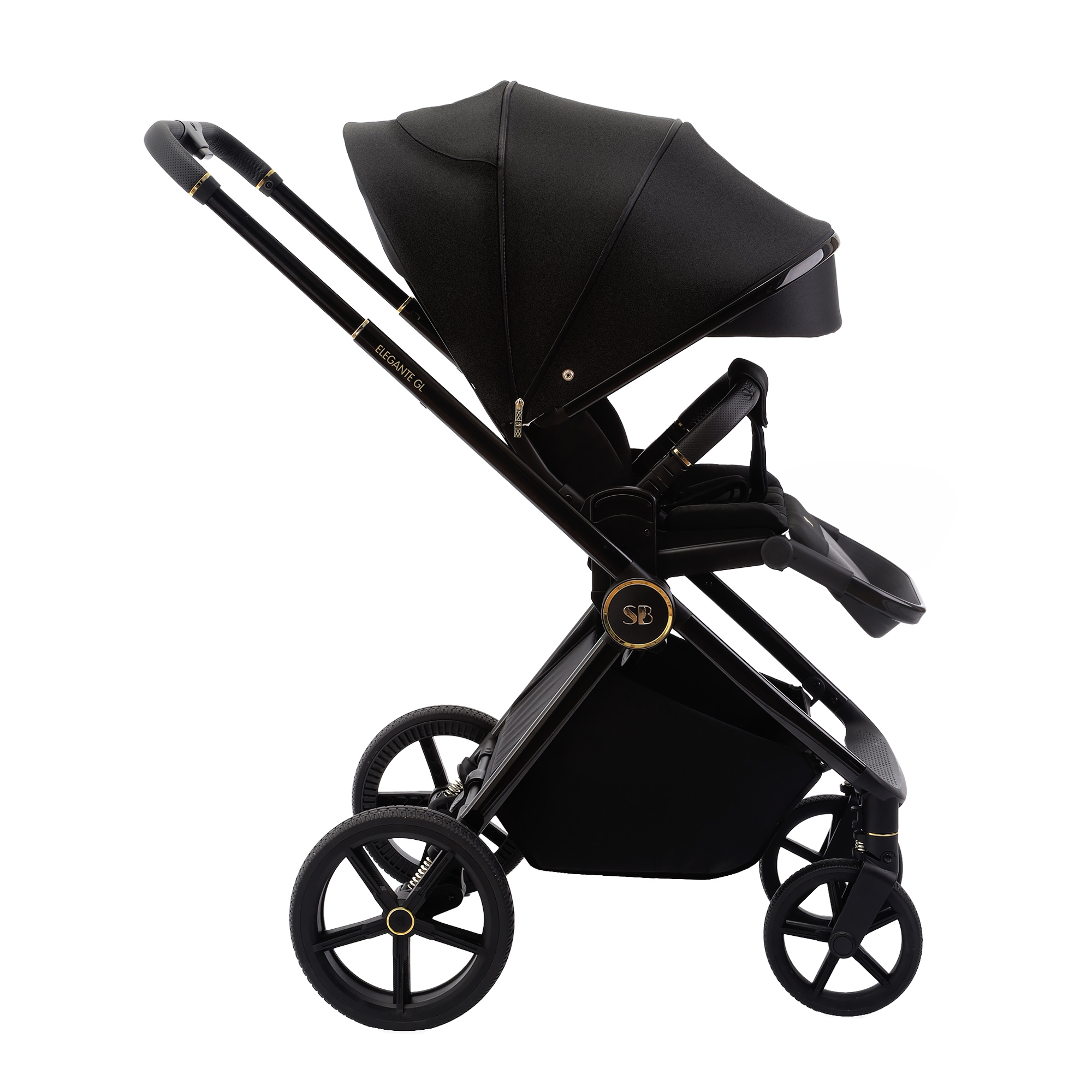 Коляска 3в1 Sweet Baby Elegante GL Black черный - фото 37