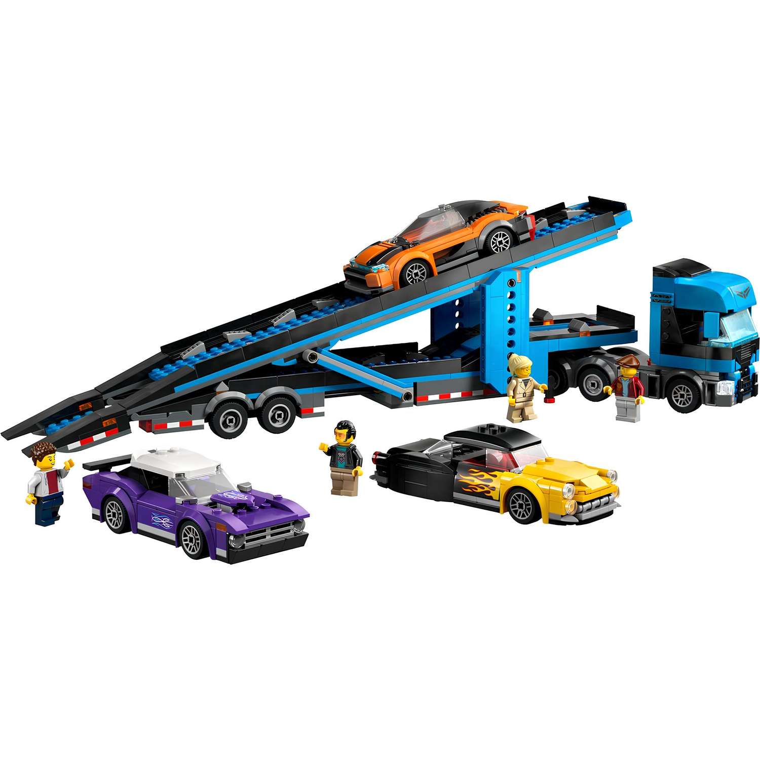 Конструктор LEGO City Грузовик-автовоз блочный - фото 2