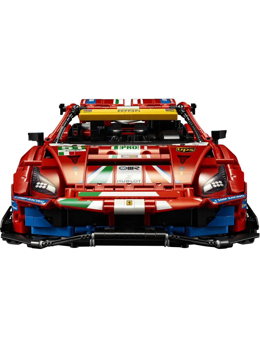 Конструктор LEGO Technic Ferrari 488 GTE AF Corse #51 1677 дет. - фото 4