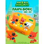 Ланч-бокс Ми-Ми-Мишки с декором 180x130x50мм 980 мл оранжевый