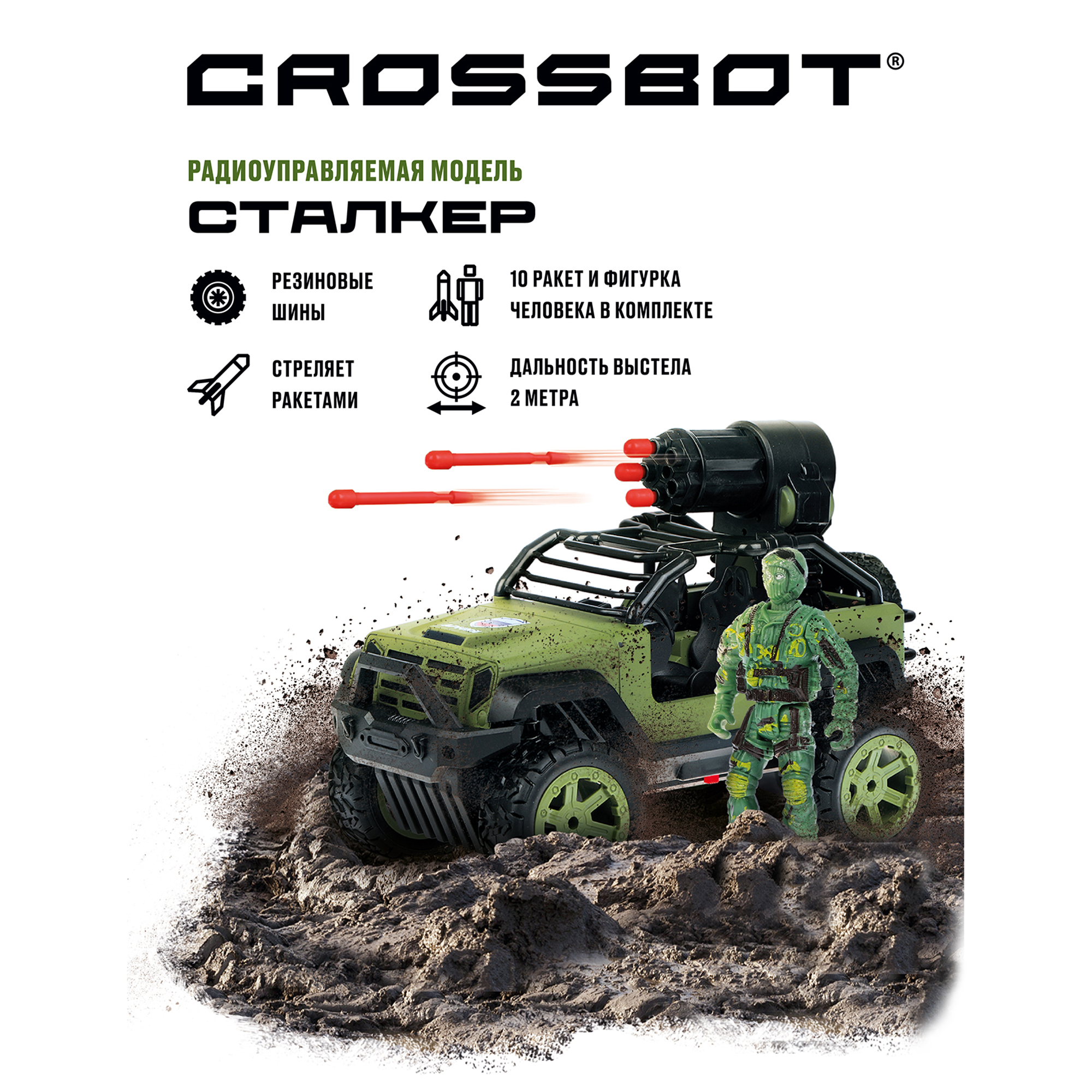 Автомобиль РУ CROSSBOT 1:24 - фото 4
