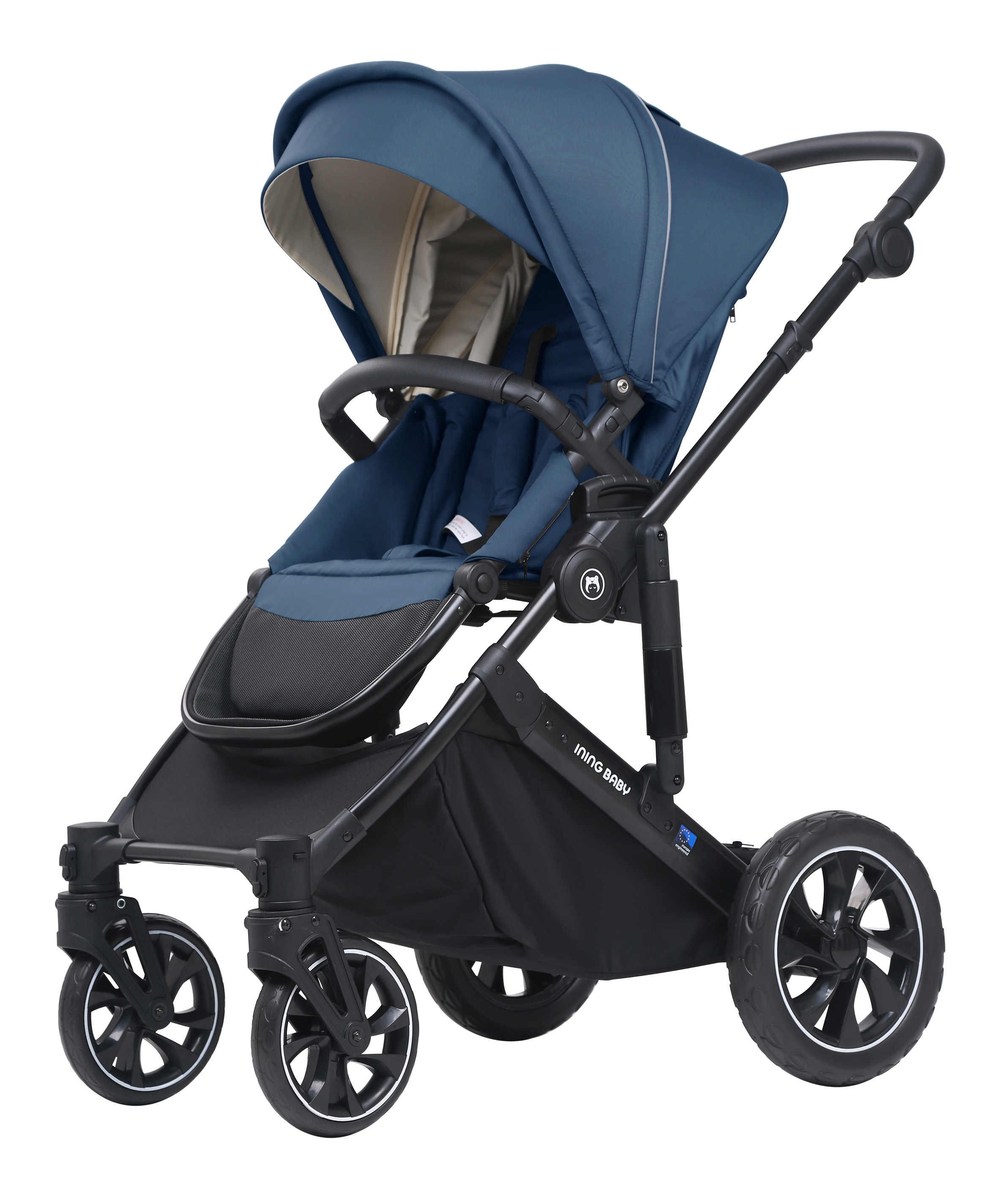 Коляска 2в1 Ining baby blue - фото 2