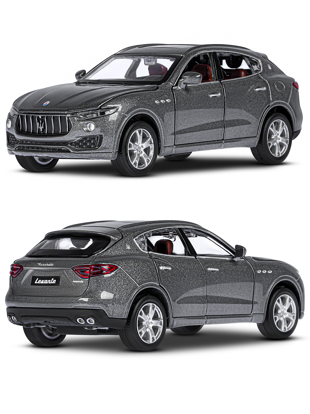 Автомобиль АВТОпанорама Maserati Levante SUV 1:32 JB1251581 - фото 7