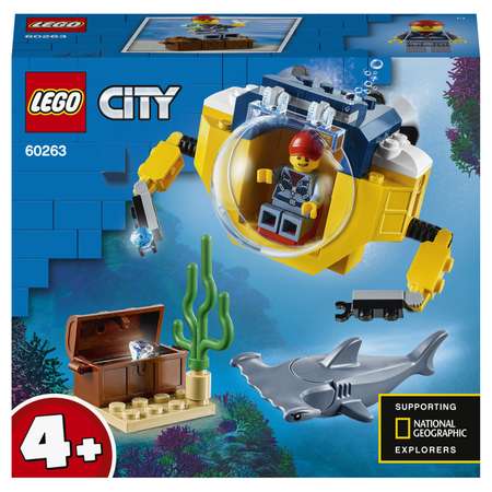 Конструктор LEGO City Мини-подлодка блочный